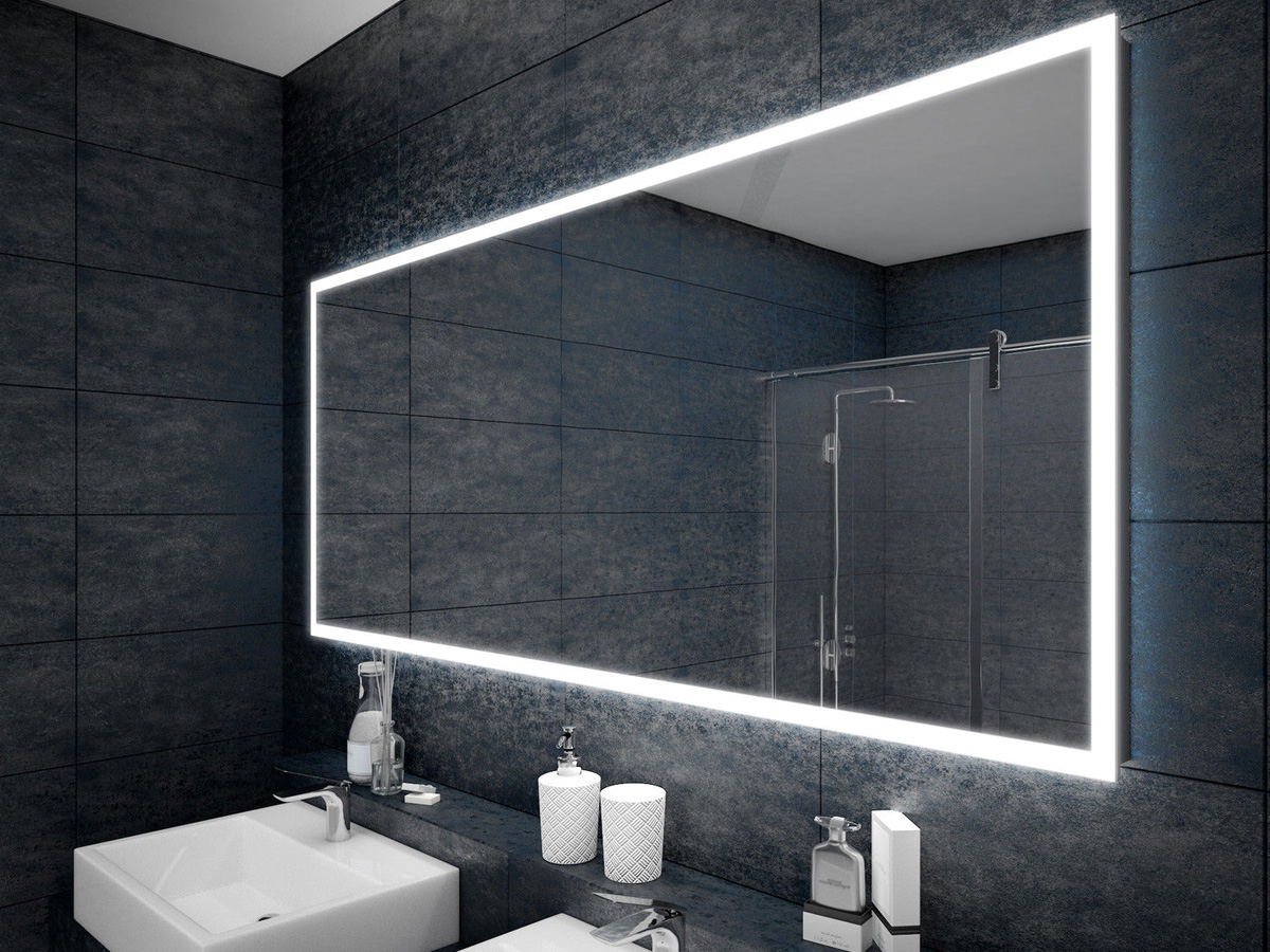 Установка зеркала в ванной комнате - как правильно смонтировать, заказать в Сантехстрой